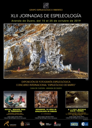 Cartel XLII Jornadas de Espeleología