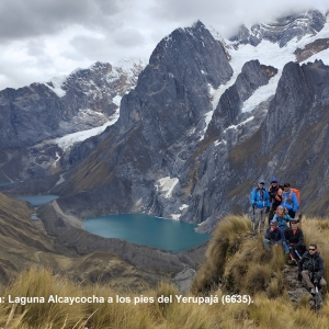 2ª etapa: Laguna Alcaycocha a los pies del Yerupajá (6635).